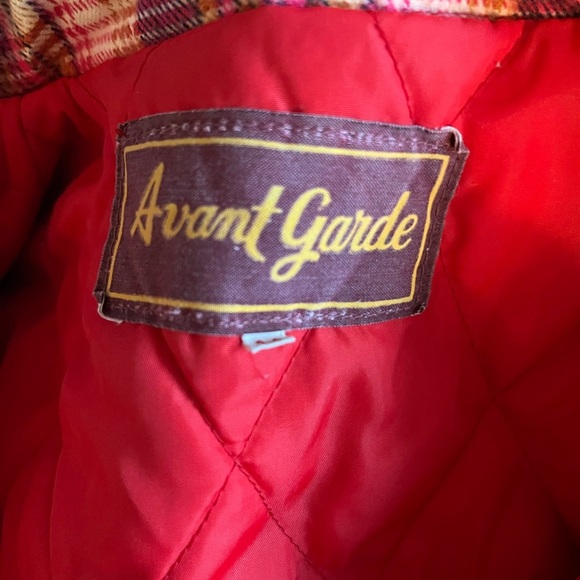 Vintage Plaid chore coat Utility Jacket lined quilted style button up - Picture 8 of 8